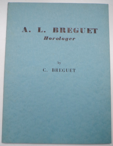 Breguet horologer by c - breguet,