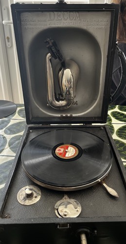 Vintage 1920s decca junior - vintage,