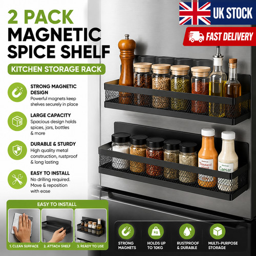 Magnetic spice rack - spice, pack