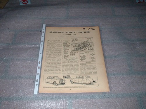 Armstrong siddeley sapphire - siddeley,