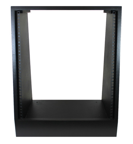 Black 12u angled inch - black, 19"
