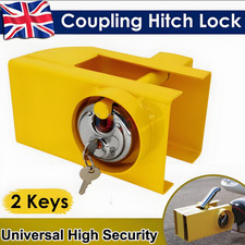Heavy Duty Tow Hitch Lock with 2 Keys for Towing Caravan Security Trailer Lock