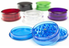 MAGNETIC PLASTIC GRINDER 60mm 3 Part No.1 Herb Shark Teeth Tobacco Storage