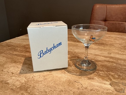 Babycham vintage coupe - babycham, glass