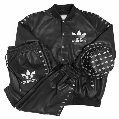 Vintage adidas black leather - adidas,