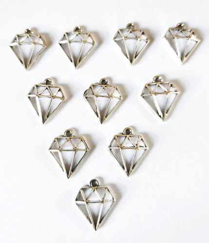 10x antique silver gems - 10x,
