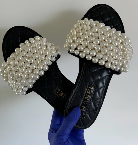 Chanel beaded faux - beaded,