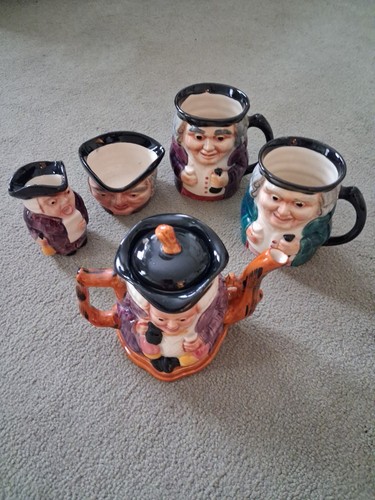 Collection vintage toby jug - collection,