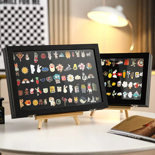 Velvet display case with clear - display,