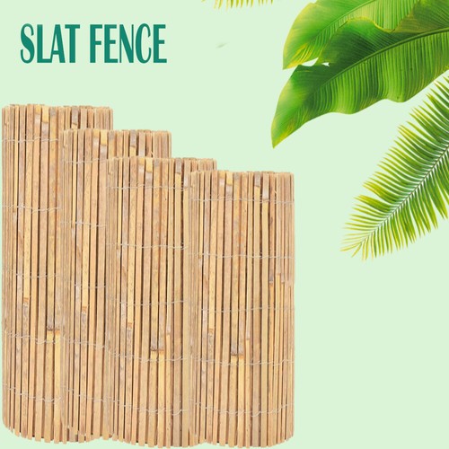 Slatted fence panels bamboo - fence,