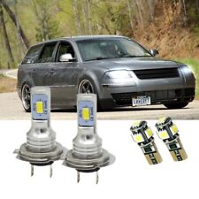 For VW Passat B5.5/3B6 1.9 - 4x 499 501 6000K LED Xenon Low/Side Light Bulbs Set