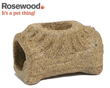 ROSEWOOD EDIBLE SMALL ANIMAL MICE DWARF / SYRIAN HAMSTER PLAY LOG CAGE TOY 19901