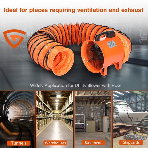 Dust extractor fan 300mm - dust,