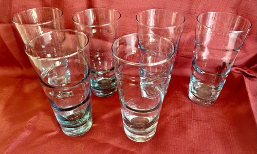 Vintage libbey ripple aqua - vintage,