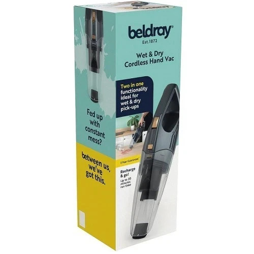 Beldray wet dry hand vac - , used