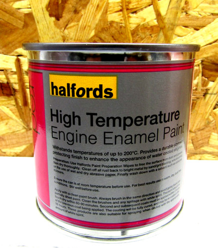 Red high temperature engine - red,