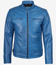 Men’s Blue Cafe Racer