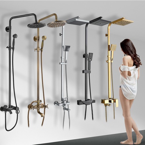 Exposed shower mixer - shower, bathroom