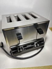 Toaster Toastmaster TP120 Commercial 4 Slice Bread  120V *Working*
