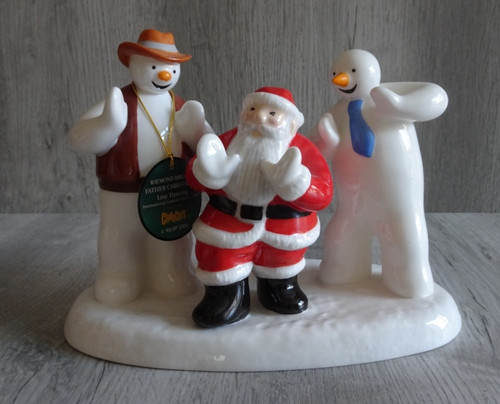 Coalport snowman father - snowman,