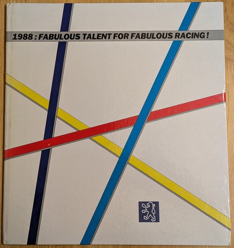 Peugeot book 1988 fabulous - 1988:,