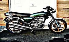 A4 Photo Motorbike kawasaki