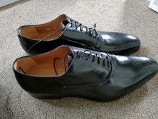 Stemar Formal Black Leather