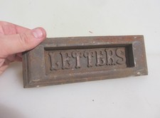 Vintage Iron Letterbox Letter