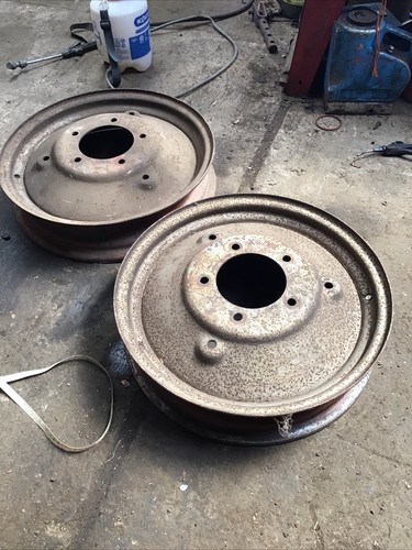 Nuffield tractor front wheels - tractor,