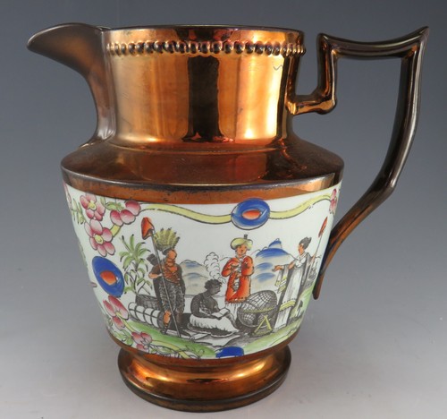 Antique pottery pearlware - pottery,