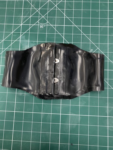 Black micro corset - black,