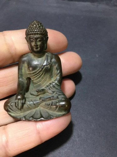 Old tibetan buddhism bronze - old,