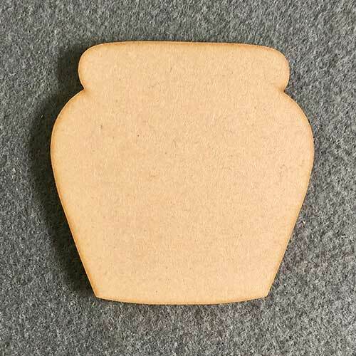 Wooden mdf honey pot bees - wooden,
