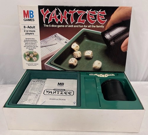 Vintage 1985 games yahtzee - 1985,