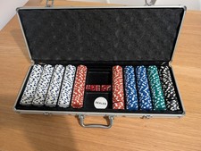 500 Chip Poker Set With Aluminium Case