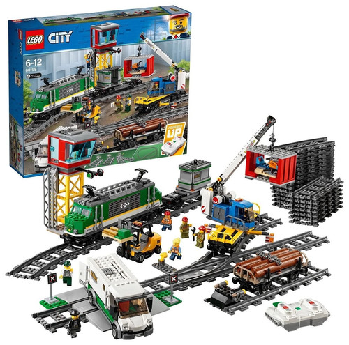 Lego city cargo train - lego, rc