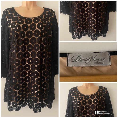 David nieper tunic black - tunic,