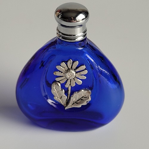 Silver scenes vintage cobalt - silver,