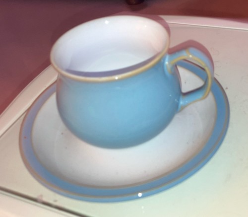 Denby colonial blue cup - denby,