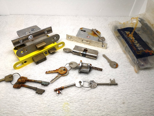 Job lot assorted vintage door - job,