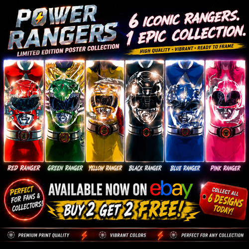 Power rangers gifts - rangers, posters