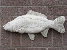 Large Mirror Carp Plaque Stone