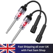 2pcs 6-12V Car Spark Plug Tester Coil Ignition System Auto Diagnostic Test Tool