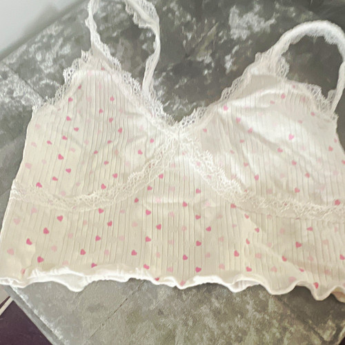 Primark white pink heart - primark,