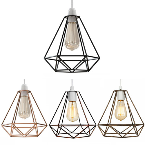 Ceiling light shade - light, geometric