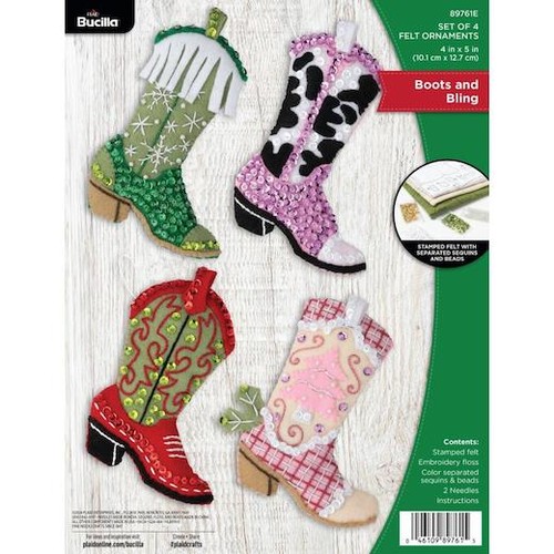 Bucilla felt ornaments - bucilla,