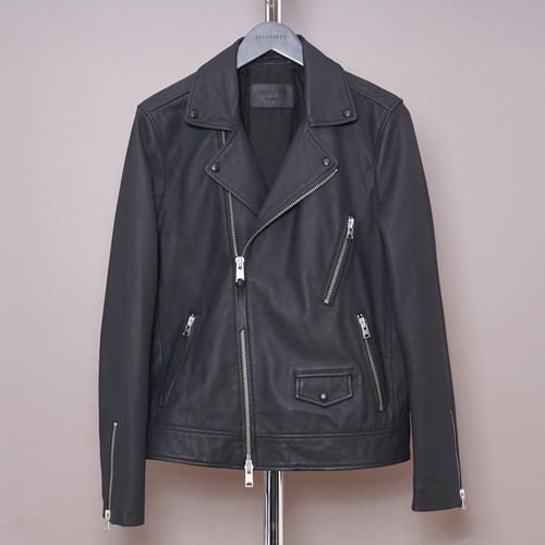 All saints leather jacket - saints,
