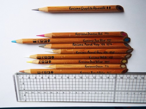 Karismacolor pencils used - , 8