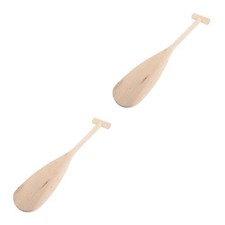  2 Pieces Kids Boat Paddle Canoe Paddles Wooden Childrens Toy Oar