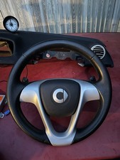 Smart Car 451 Dashboard Airbag Kit 3 Spoke Steering Wheel Flappy Paddles Squib